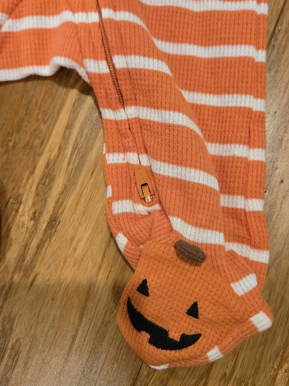 Carter's Baby Pumpkin Sleep & Play Footie With Zipper